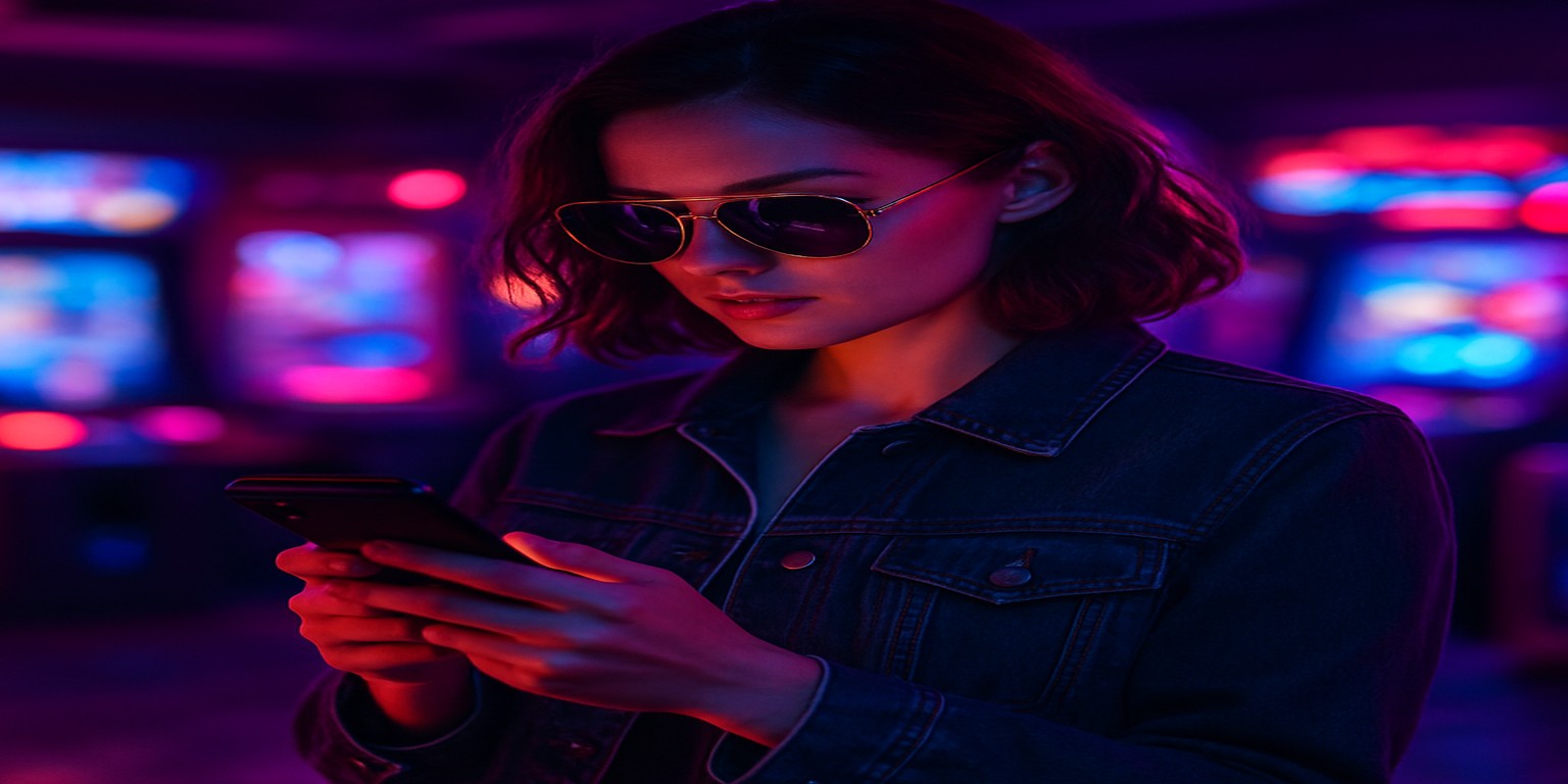 একজন নারী অ্যাভিয়েটর গেমটি উপভোগ করছেন